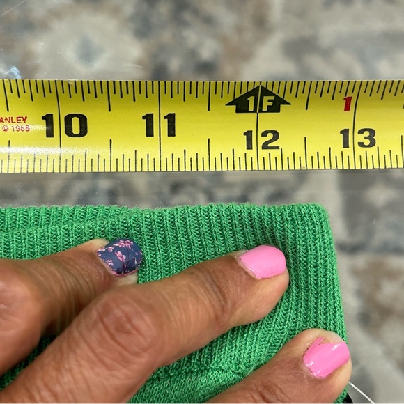 NWT Diane Von Furstenberg Target High Rise Gingko Green Sweater Knit Pants XXS - Picture 10 of 12